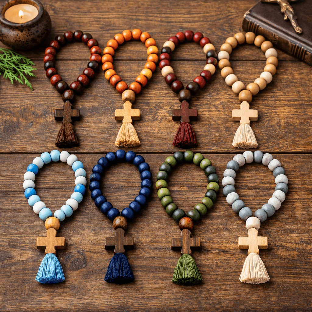 Collection de chapelets en bois Harmonie Divine
