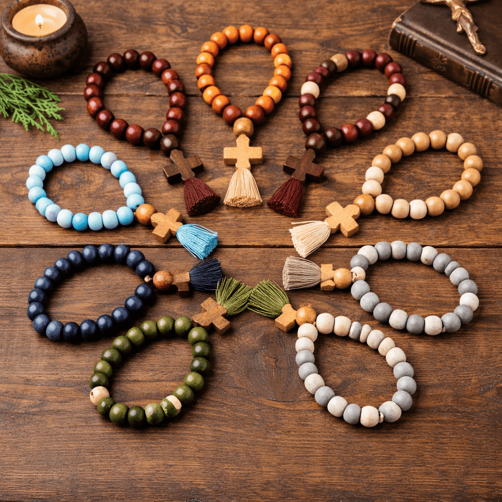 Collection Paix et Espérance – Chapelets tons froids