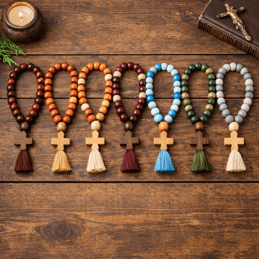 Collection Chaleur et Foi – Chapelets tons chauds